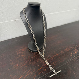 Victorian Sterling Silver 925 Albert Chain