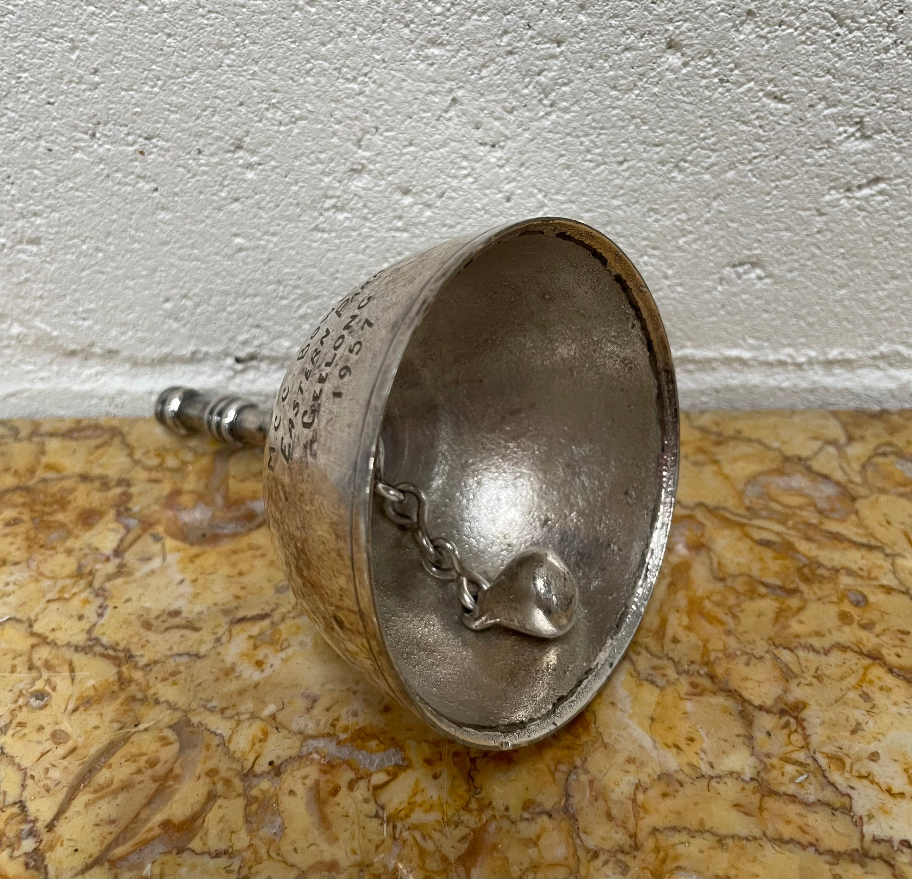 Vintage Engraved Silver Bell | Antique & Vintage | Moonee Ponds Antiques | Australia Wide Delivery