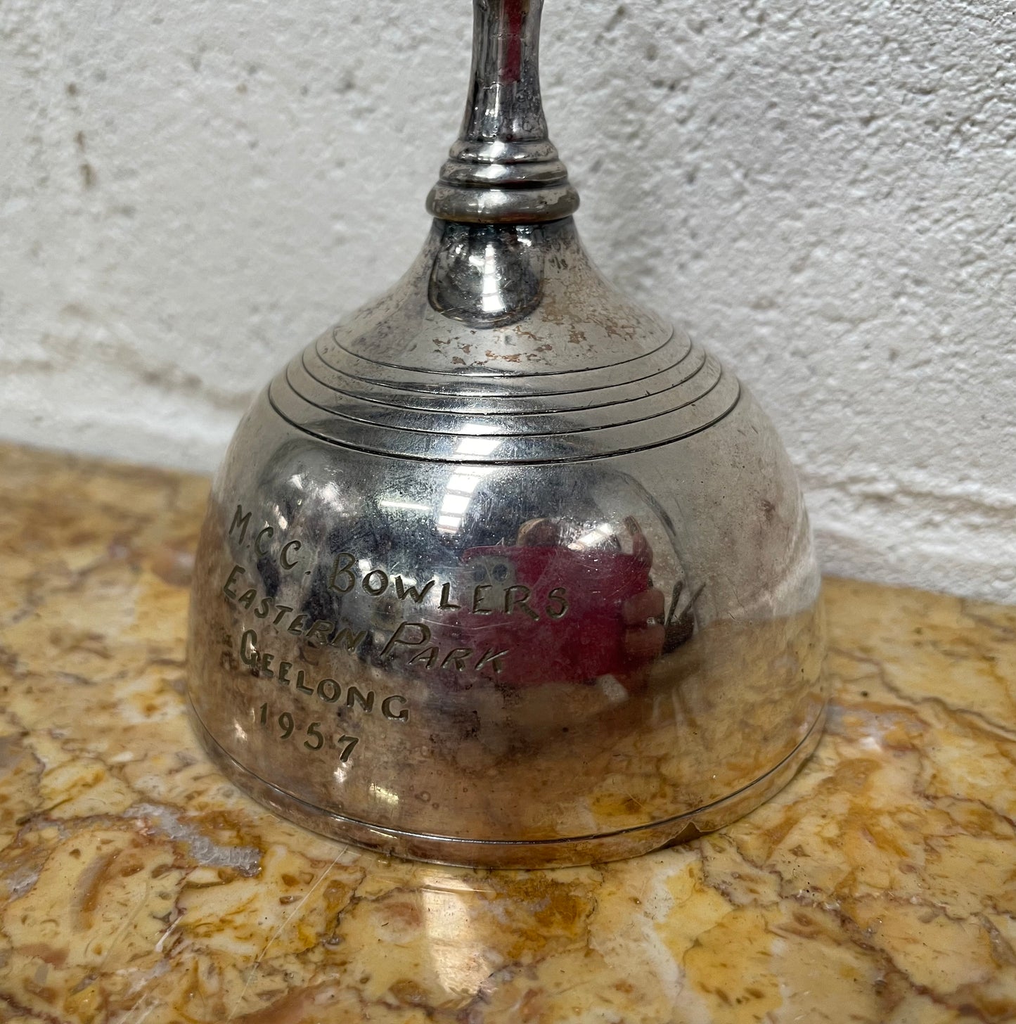 Vintage Engraved Silver Bell