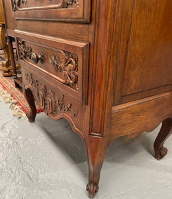 Louis XV Style French Oak Chest of Three Drawers | Antique & Vintage | Moonee Ponds Antiques | Australia Wide Delivery