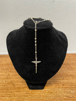 Vintage Silver Plated Italian Rosary Beads | Antique & Vintage | Moonee Ponds Antiques | Australia Wide Delivery