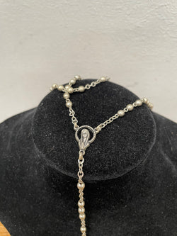 Vintage Silver Plated Italian Rosary Beads | Antique & Vintage | Moonee Ponds Antiques | Australia Wide Delivery