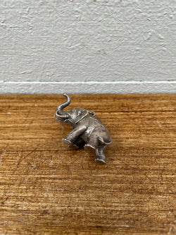 Large Heavy Silver Elephant Pendant | Antique & Vintage | Moonee Ponds Antiques | Australia Wide Delivery