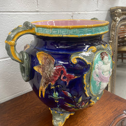 Stunning Large Victorian Minton Majolica Jardiniere