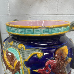 Stunning Large Victorian Minton Majolica Jardiniere