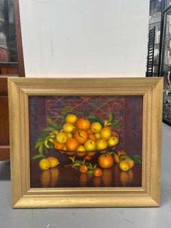 Vibrant Oil on Board Still Life Painting | Antique & Vintage | Moonee Ponds Antiques | Australia Wide Delivery