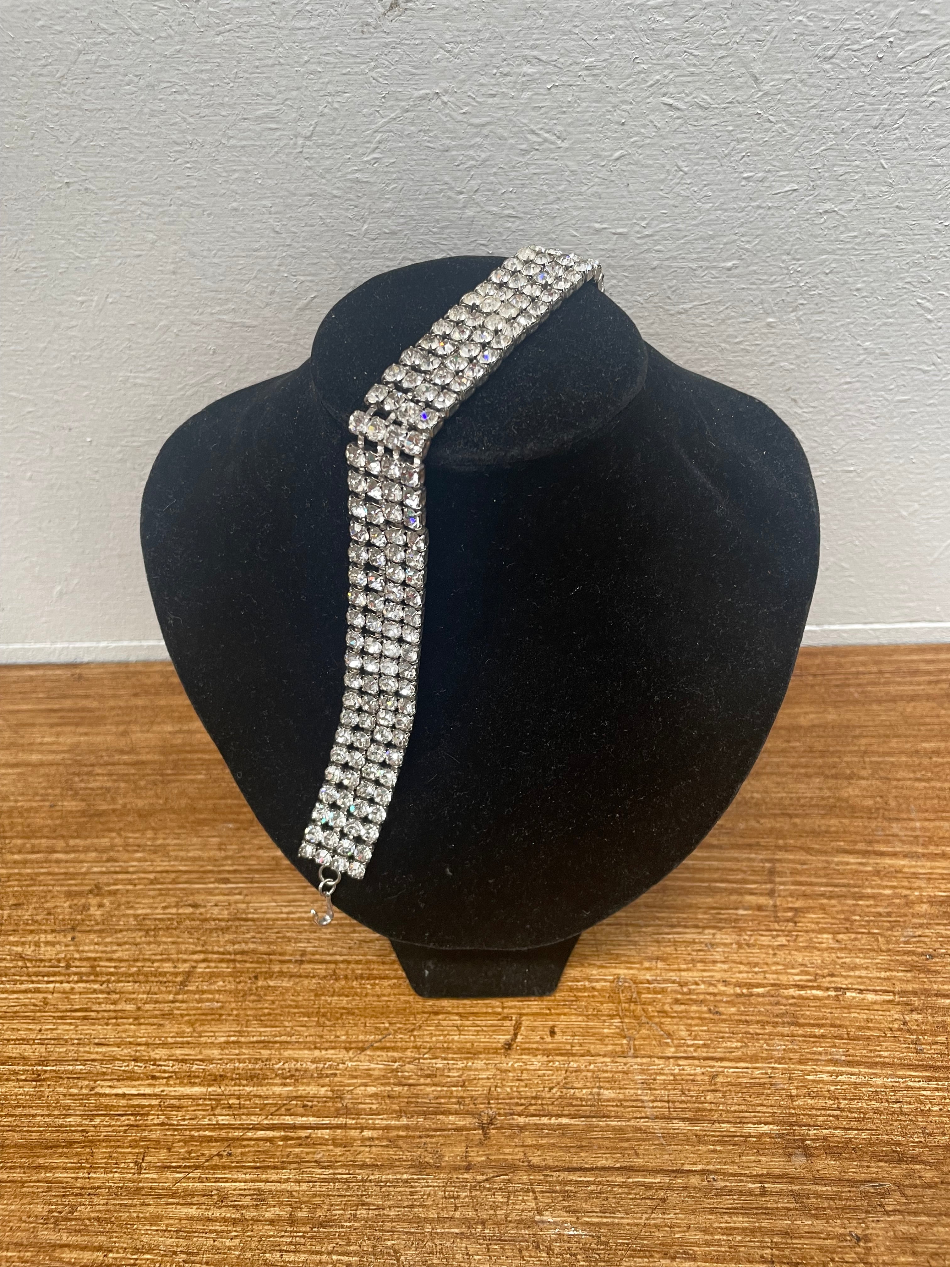 Vintage Rhinestone Classical Design Necklace | Antique & Vintage | Moonee Ponds Antiques | Australia Wide Delivery