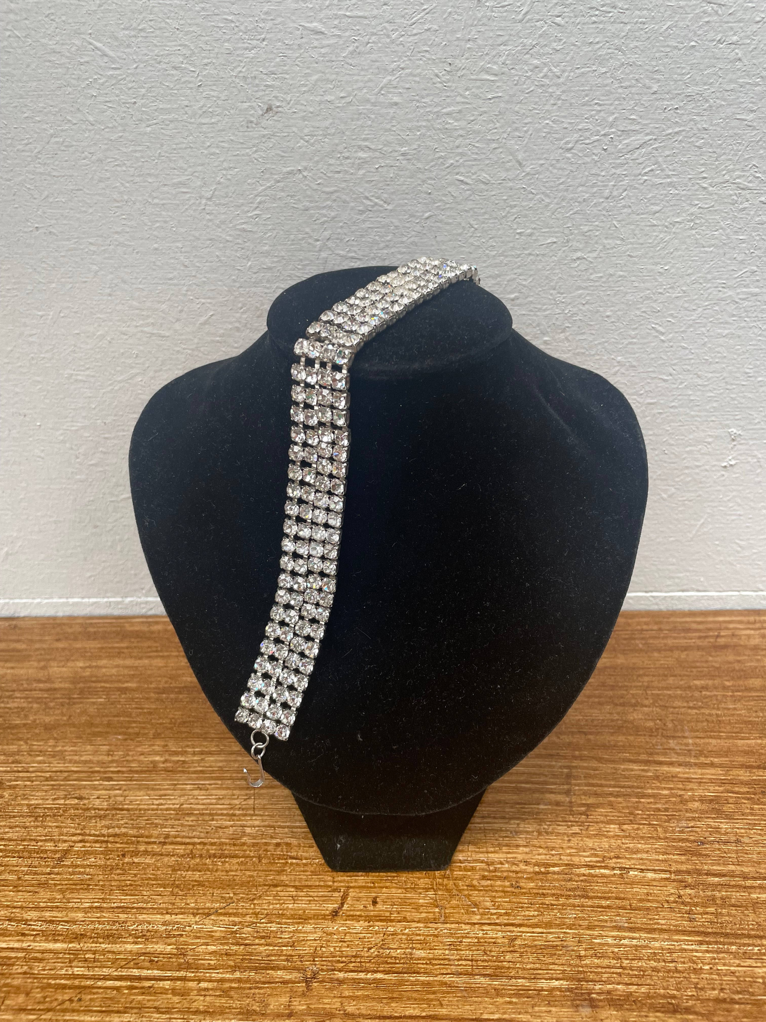 Vintage Rhinestone Classical Design Necklace | Antique & Vintage | Moonee Ponds Antiques | Australia Wide Delivery