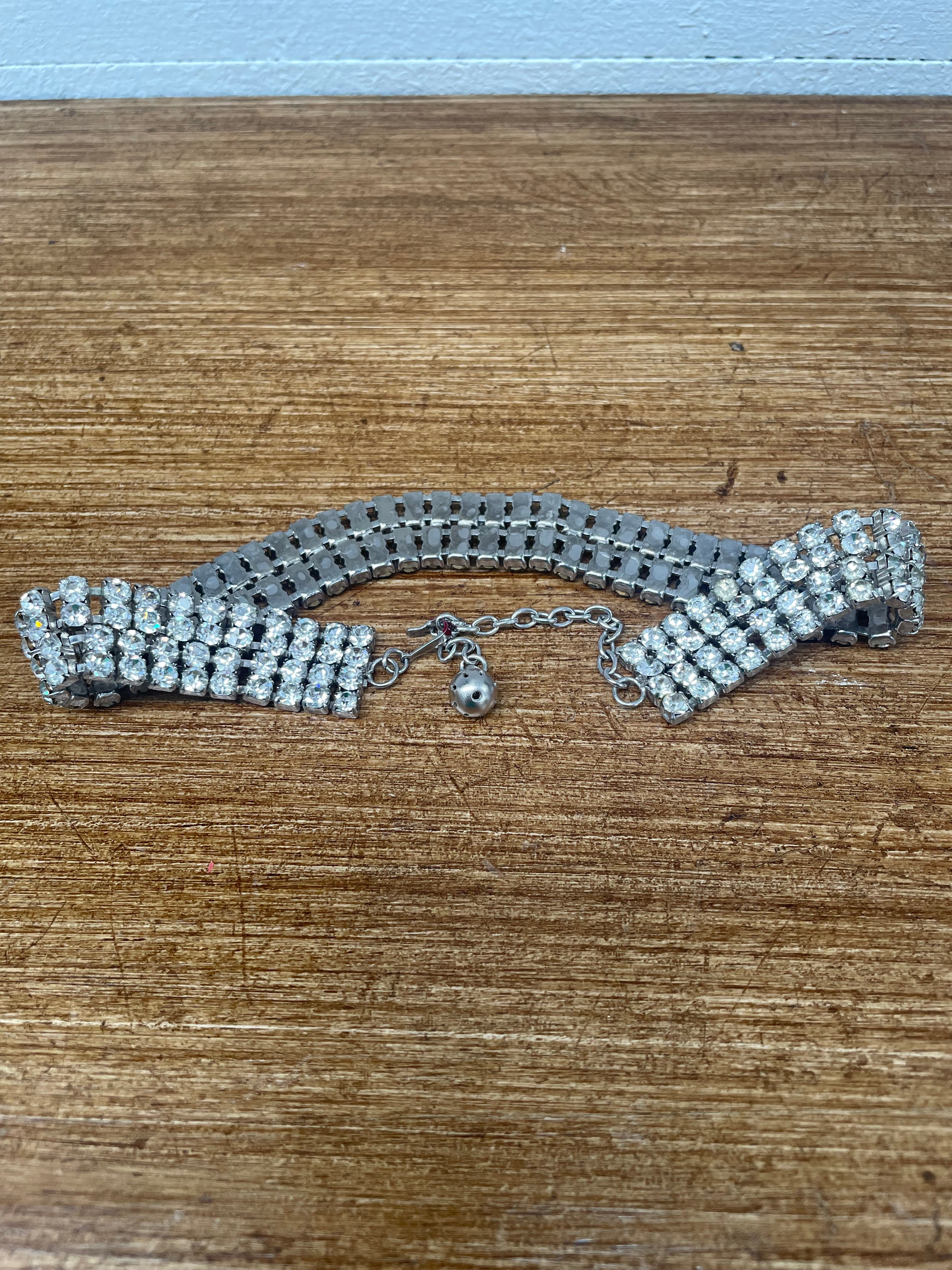 Vintage Rhinestone Classical Design Necklace | Antique & Vintage | Moonee Ponds Antiques | Australia Wide Delivery