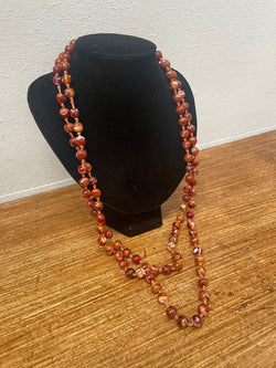 Stunning Simulated Carnelian Glass Beads | Antique & Vintage | Moonee Ponds Antiques | Australia Wide Delivery