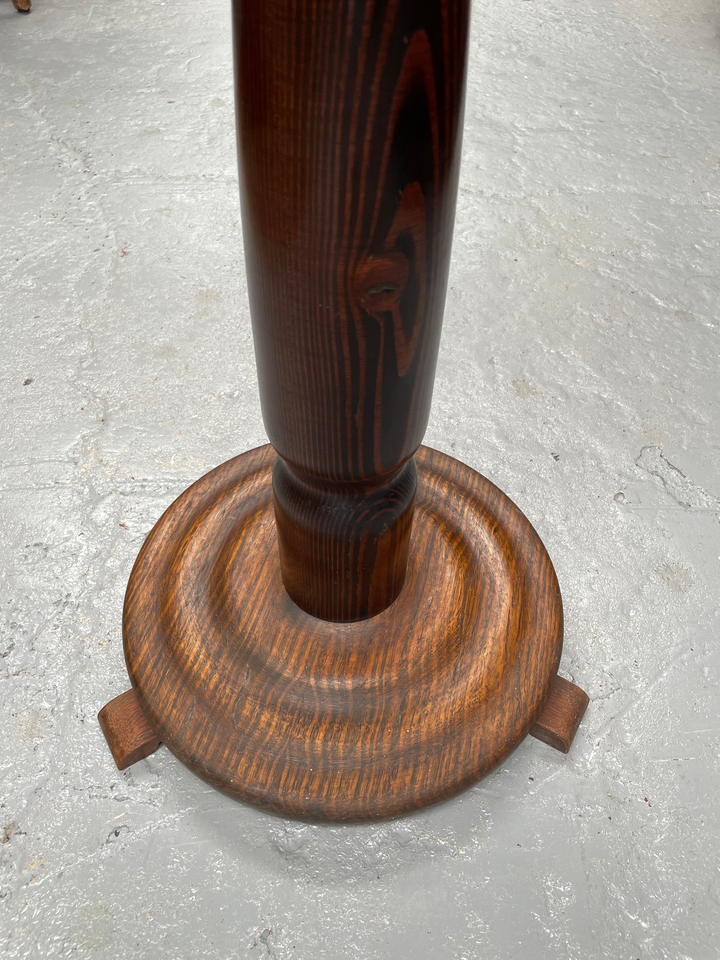 Stunning Australian Oak Pedestal | Antique & Vintage | Moonee Ponds Antiques | Australia Wide Delivery