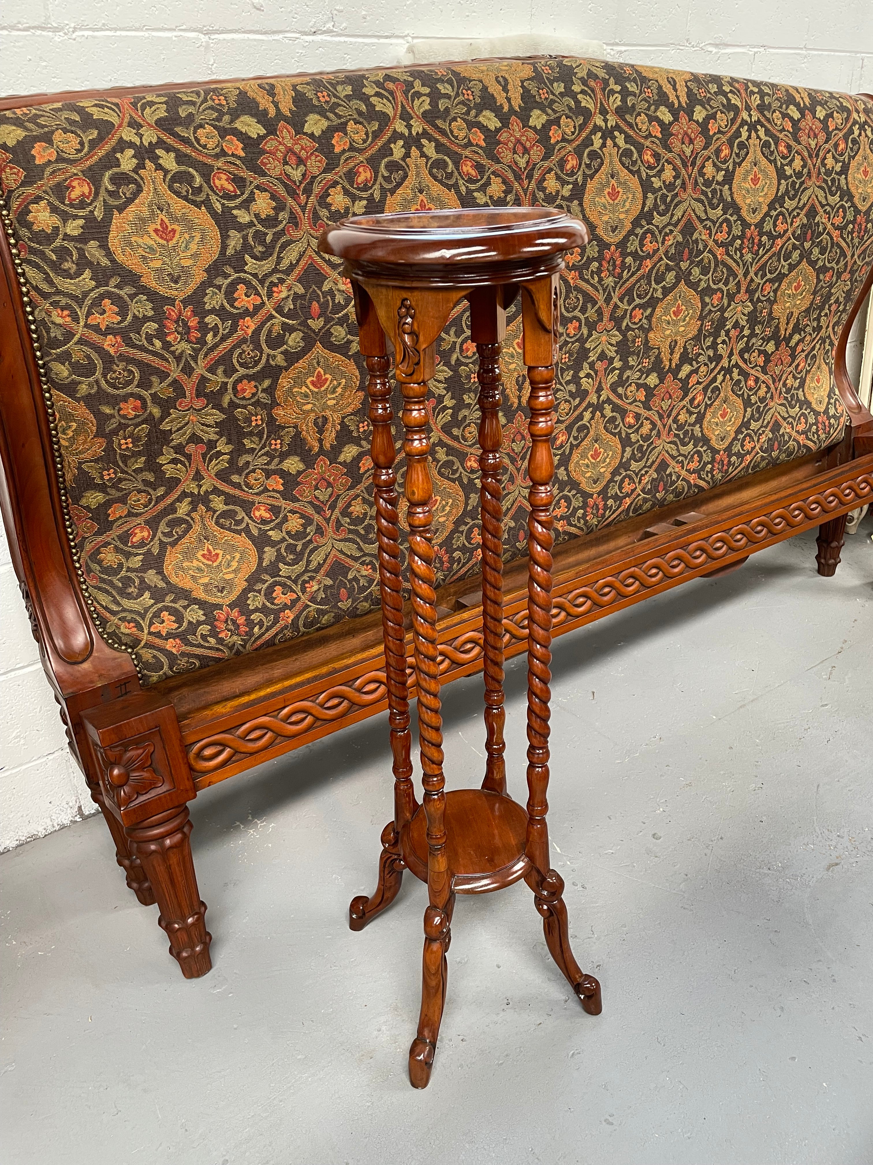 Vintage Mahogany Pedestal | Antique & Vintage | Moonee Ponds Antiques | Australia Wide Delivery