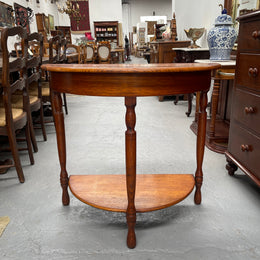 Australian Ash Half Circular Hall Table