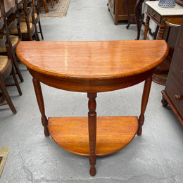 Australian Ash Half Circular Hall Table