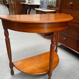 Australian Ash Half Circular Hall Table