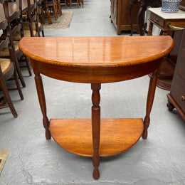 Australian Ash Half Circular Hall Table