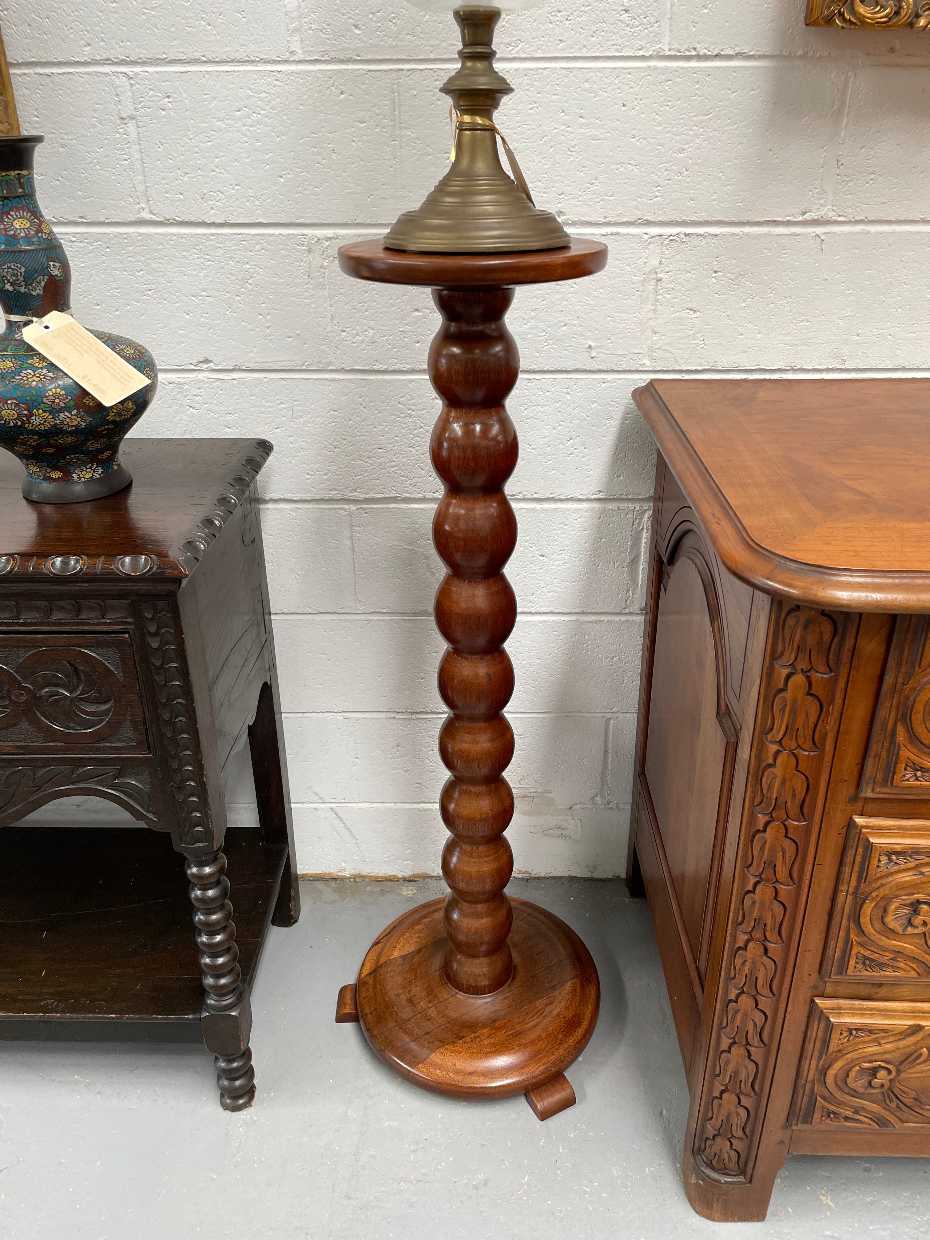 Australian Mahogany Pedestal | Antique & Vintage | Moonee Ponds Antiques | Australia Wide Delivery