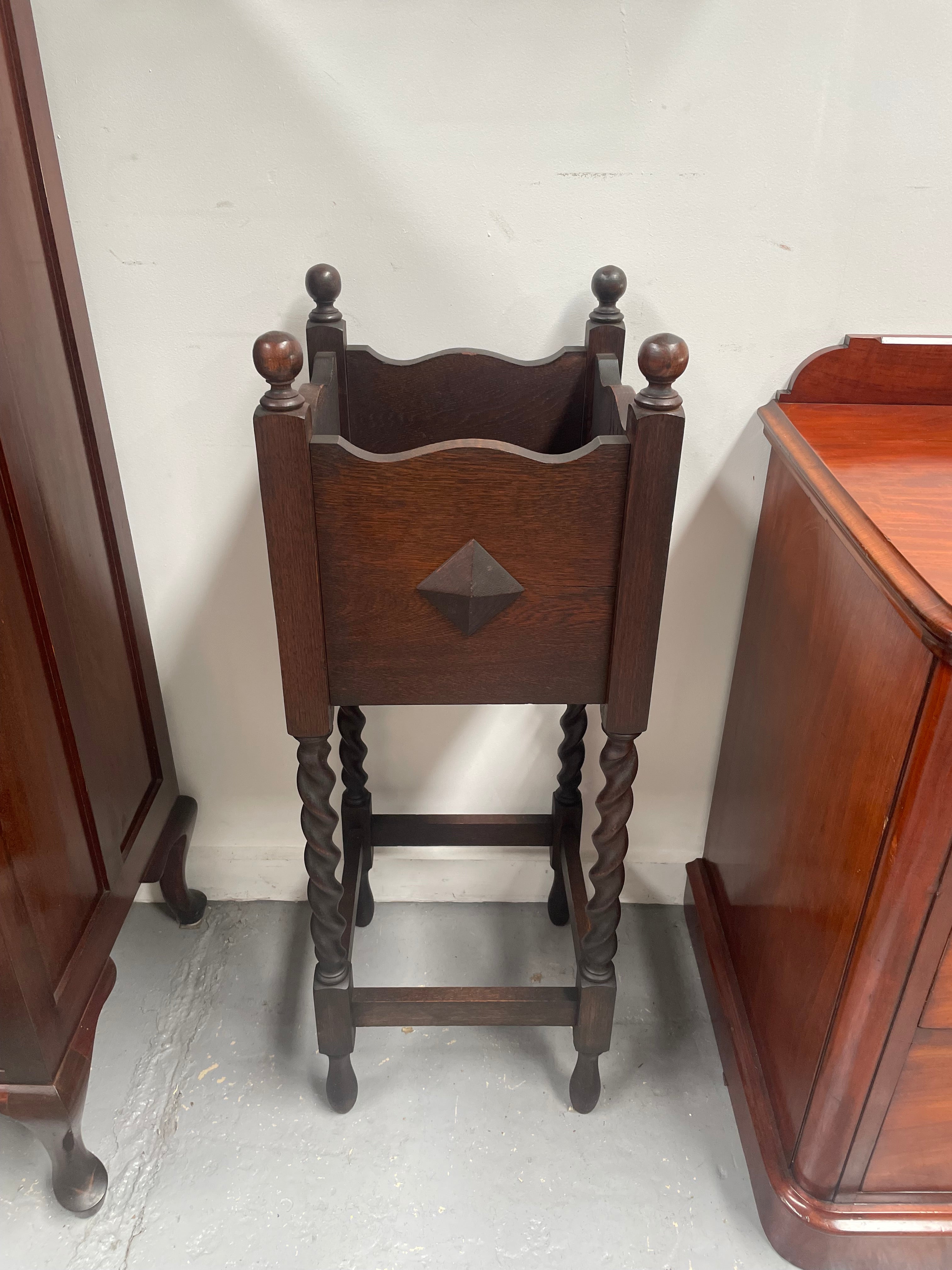 Jacobean Style French Oak Planter Box | Antique & Vintage | Moonee Ponds Antiques | Australia Wide Delivery
