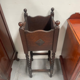 Jacobean Style French Oak Planter Box