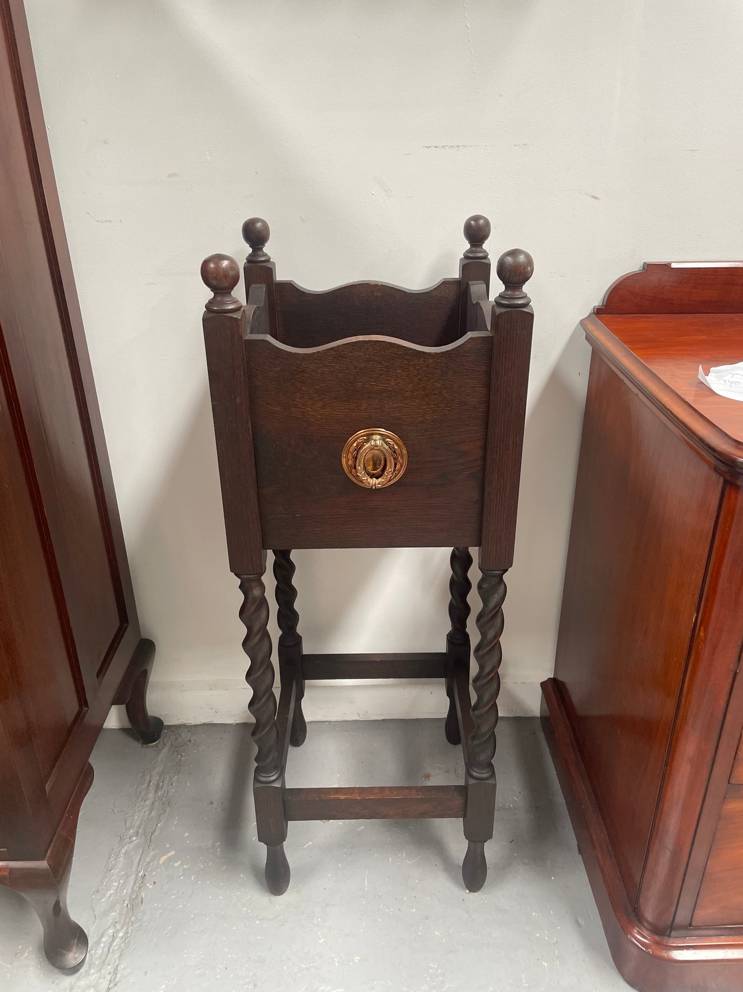 Jacobean Style French Oak Planter Box