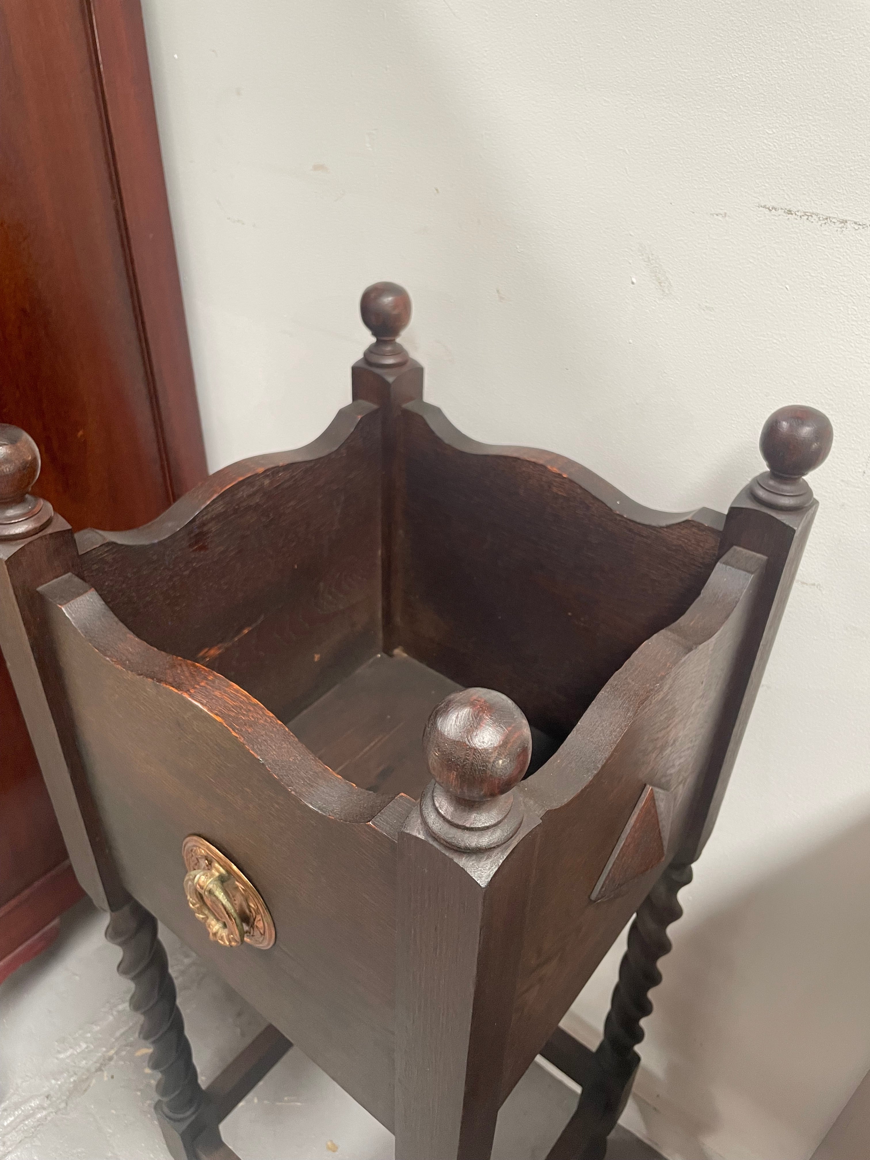 Jacobean Style French Oak Planter Box | Antique & Vintage | Moonee Ponds Antiques | Australia Wide Delivery