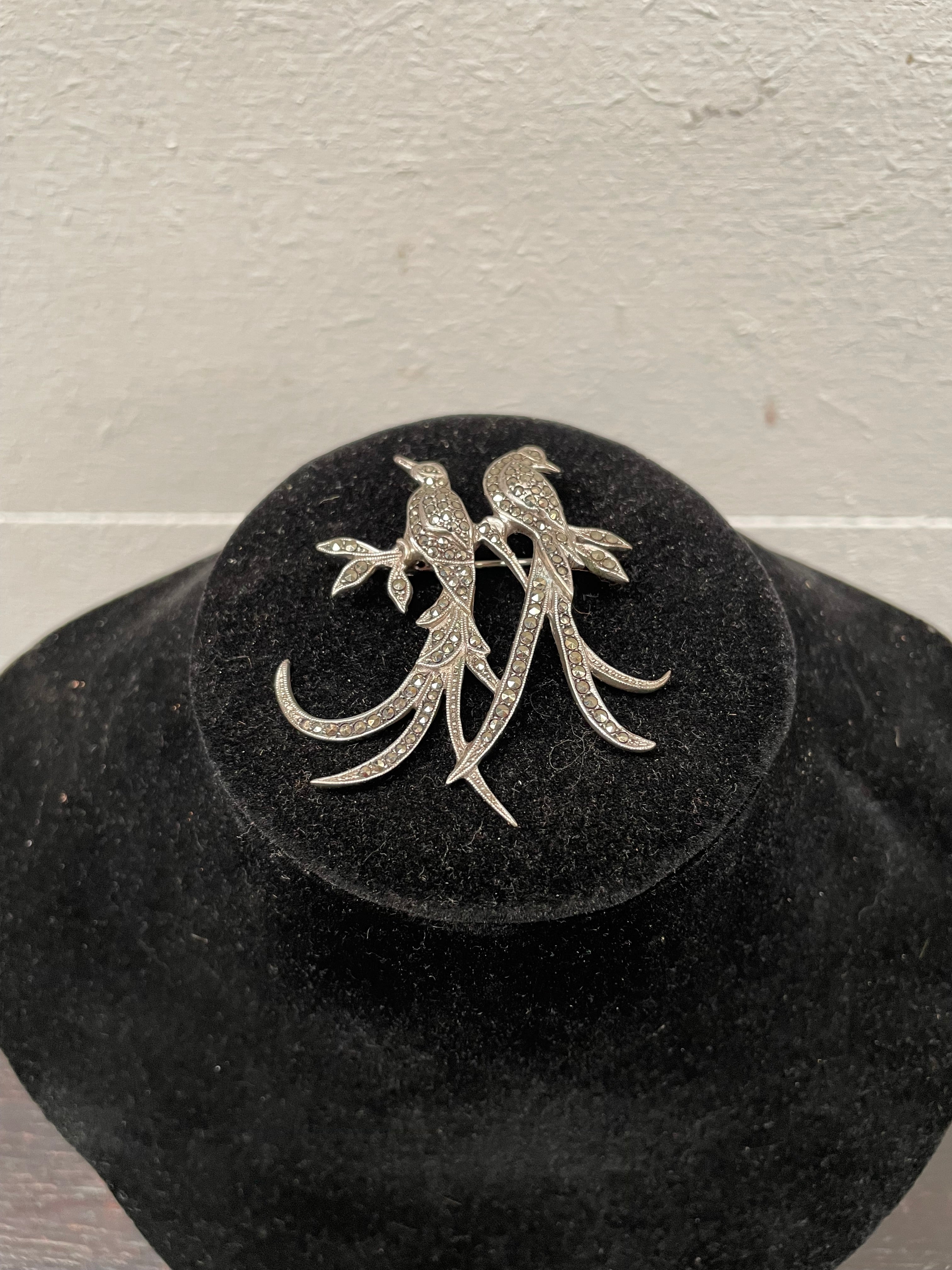 Australian Marcasite Bird Of Paradise Brooch