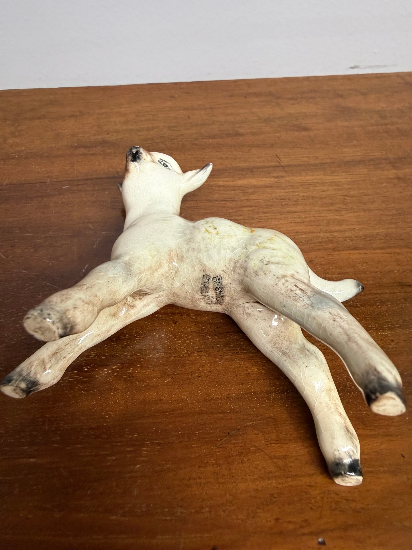 Vintage Beswick Lamb Statue