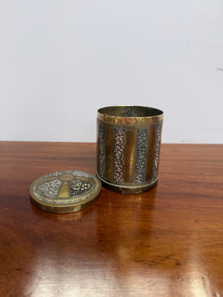 Antique Asian Silver, Copper & Brass Container | Antique & Vintage | Moonee Ponds Antiques | Australia Wide Delivery
