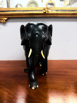 Antique Ebony Wood Hand Carved Elephant | Antique & Vintage | Moonee Ponds Antiques | Australia Wide Delivery