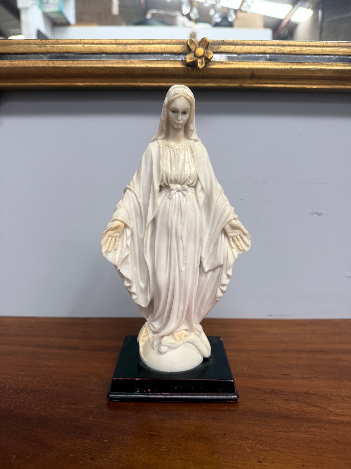 Vintage Resin 'Our Lady' Figure