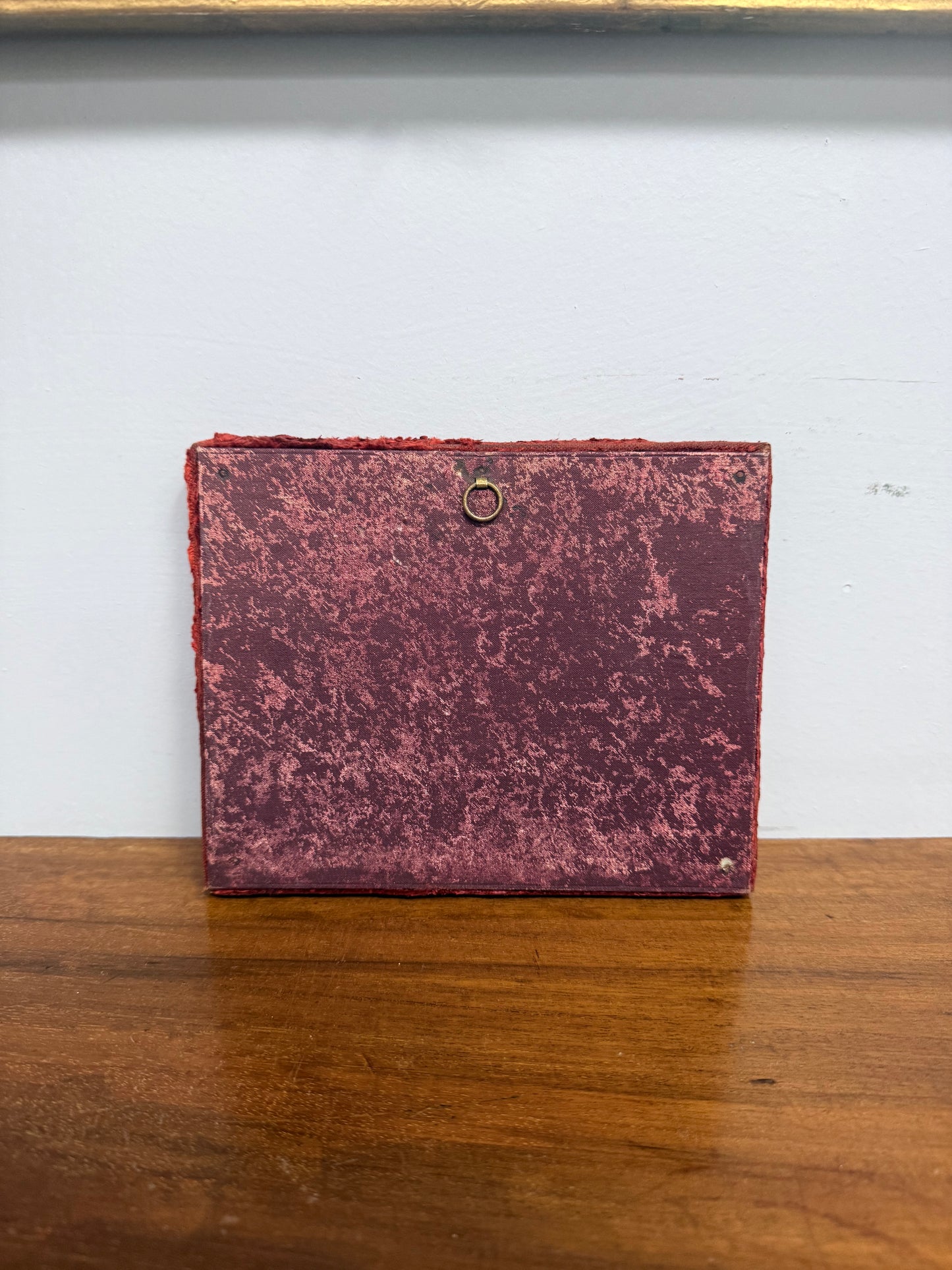 Antique Bas-Relief Petrified Limestone Plaque