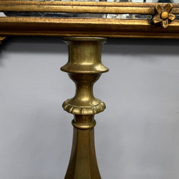 Pair of Antique Bell Metal Candle Sticks