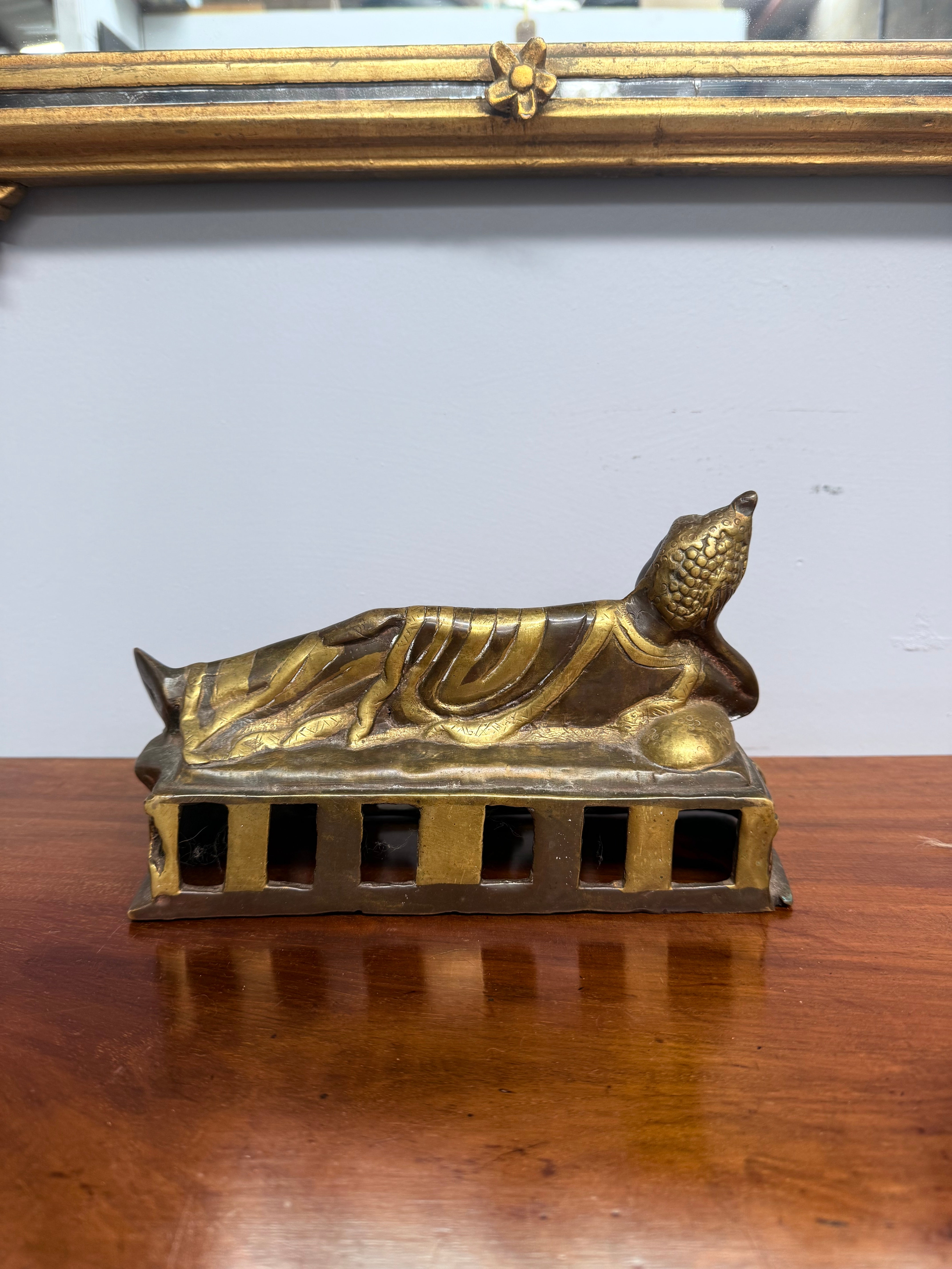 Antique Reclining Bronze Buddha | Antique & Vintage | Moonee Ponds Antiques | Australia Wide Delivery