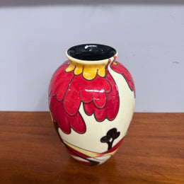 Vintage Old Tupton Ware Vase Noon Design Signed