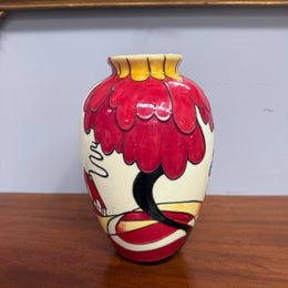 Vintage Old Tupton Ware Vase Noon Design Signed