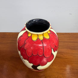 Vintage Old Tupton Ware Vase Noon Design Signed
