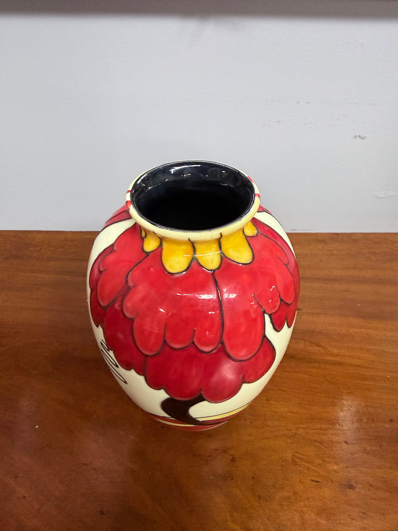 Vintage Old Tupton Ware Vase Noon Design Signed