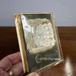 Vintage Salt With Spoon In Original Box