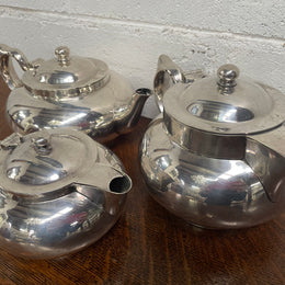 Silver Plate Robur Three Piece Tea Set