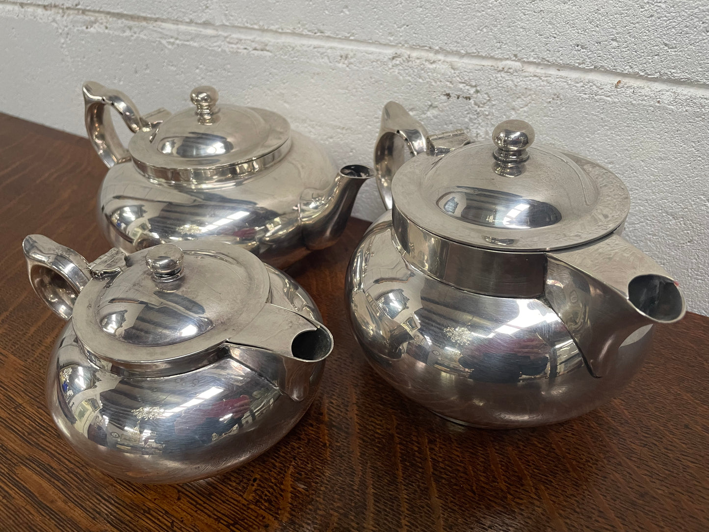 Silver Plate Robur Three Piece Tea Set