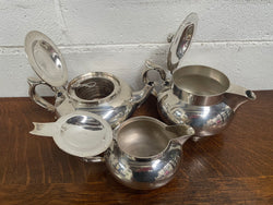 Silver Plate Robur Three Piece Tea Set | Antique & Vintage | Moonee Ponds Antiques | Australia Wide Delivery