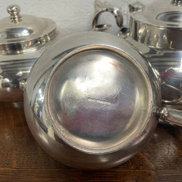 Silver Plate Robur Three Piece Tea Set