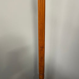 Antique Pine standard lamp that has been rewired to Australian standards with foot pedal. It has been sourced locally and is in good original detailed condition.