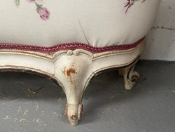 King Size 19th Century Louis XV Style Hand Painted Upholstered | Antique & Vintage | Moonee Ponds Antiques | Australia Wide Delivery