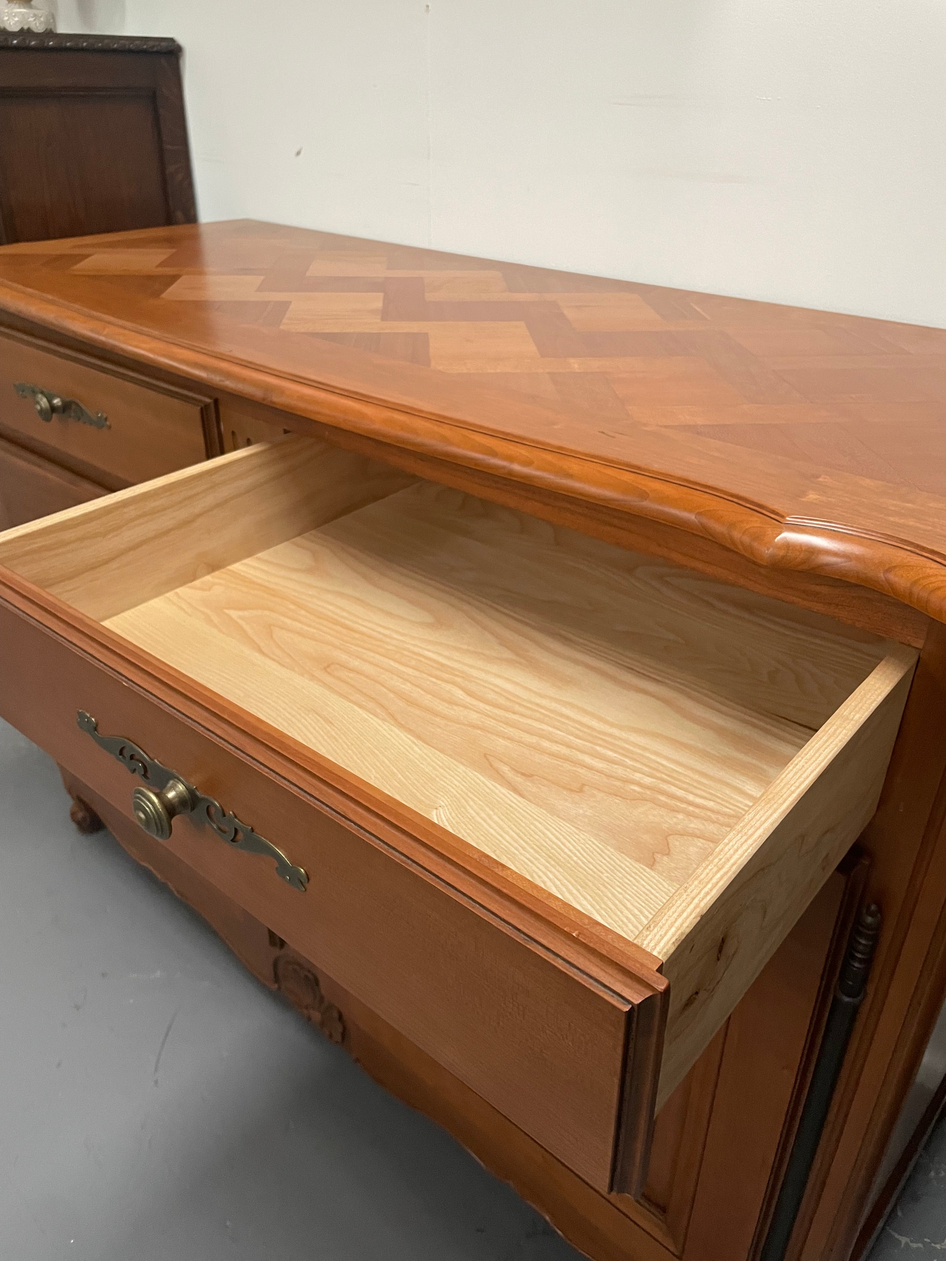 Vintage French Provincial Style Cherry Wood Two Door Sideboard | Antique & Vintage | Moonee Ponds Antiques | Australia Wide Delivery
