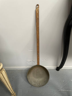 Antique Rustic Long Handled Brass Pot | Antique & Vintage | Moonee Ponds Antiques | Australia Wide Delivery