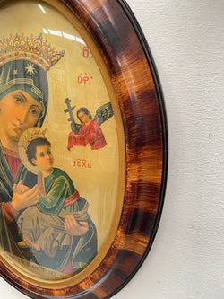 Vintage Oval Frame Convex Glass | Antique & Vintage | Moonee Ponds Antiques | Australia Wide Delivery