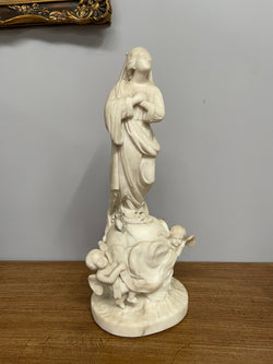 Antique French Marble Figure Of "Our Lady" | Antique & Vintage | Moonee Ponds Antiques | Australia Wide Delivery