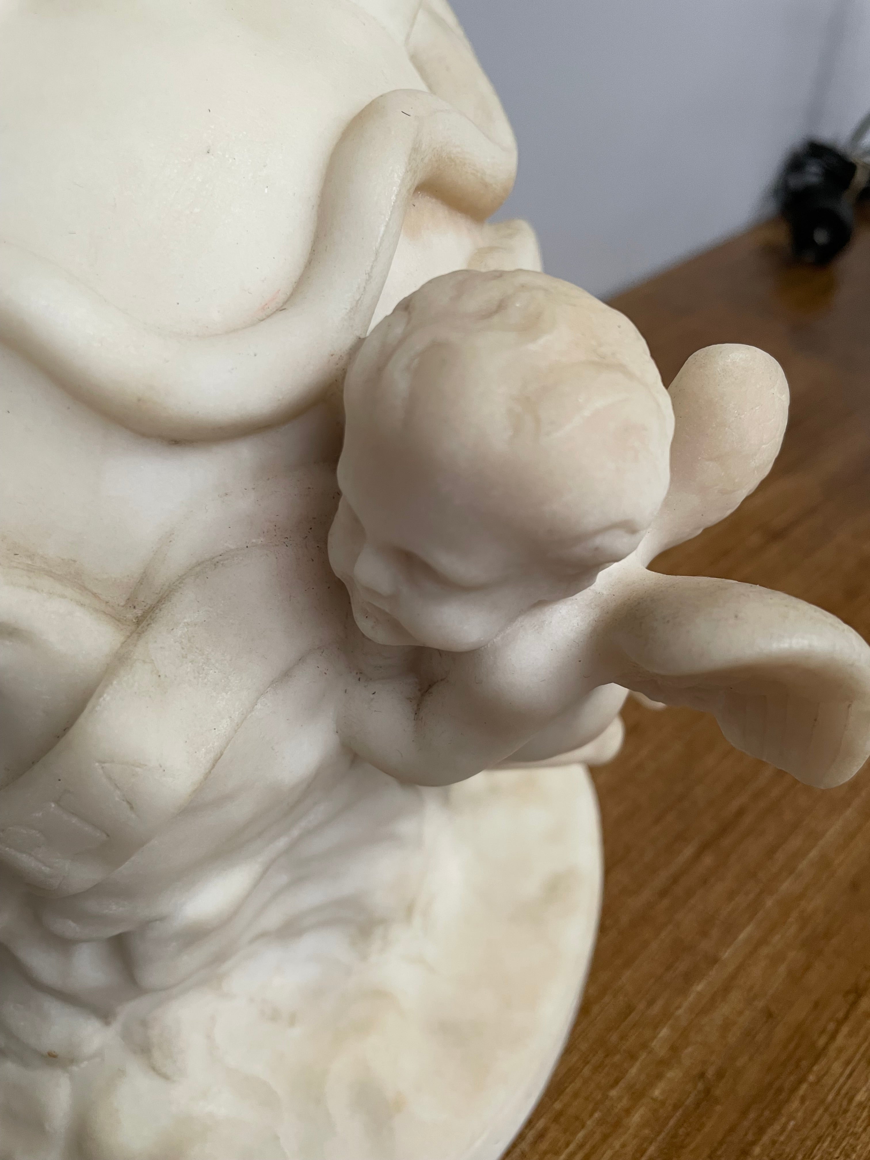 Antique French Marble Figure Of "Our Lady" | Antique & Vintage | Moonee Ponds Antiques | Australia Wide Delivery