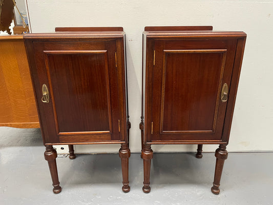 Pair of Tudor Style Bedsides